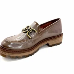 Masculin|Mocassins<Ivoire0036a Mocassins Ivoire Cv5055 Cuir Vernis Taupe