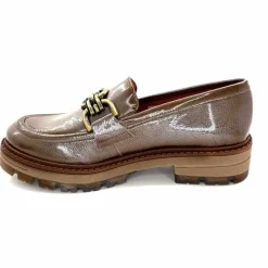 Masculin|Mocassins<Ivoire0036a Mocassins Ivoire Cv5055 Cuir Vernis Taupe