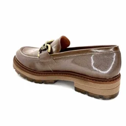 Masculin|Mocassins<Ivoire0036a Mocassins Ivoire Cv5055 Cuir Vernis Taupe