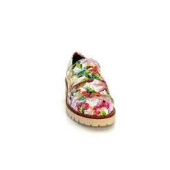 Masculin|Mocassins<Ivoire0036a Mocassins Ivoire Cv5608 Cuir Imprimé Multicolore