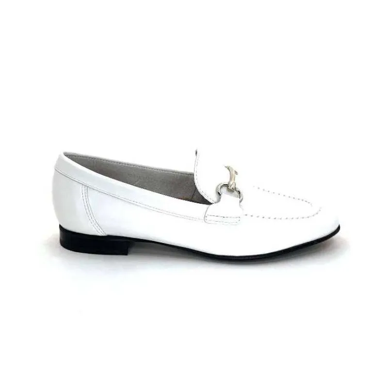 Décontracté|Mocassins<Ivoire0236a Mocassins Ivoire 54564dl Cuir Blanc