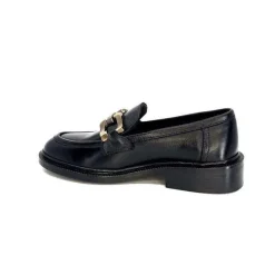 Elégant|Mocassins<Ivoire0460a Mocassins Ivoire Jeissan 1 Cuir Noir