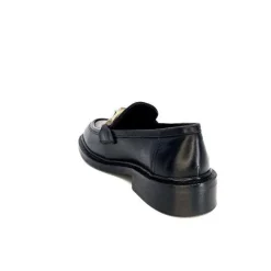 Elégant|Mocassins<Ivoire0460a Mocassins Ivoire Jeissan 1 Cuir Noir