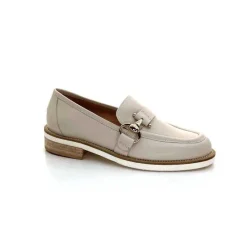 Féminin|Mocassins<Ivoire0347b Mocassins Ivoire K557 Cuir Crème