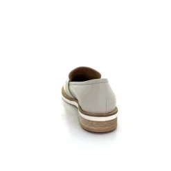 Féminin|Mocassins<Ivoire0347b Mocassins Ivoire K557 Cuir Crème