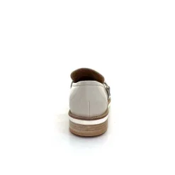 Féminin|Mocassins<Ivoire0347b Mocassins Ivoire K557 Cuir Crème