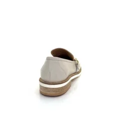 Féminin|Mocassins<Ivoire0347b Mocassins Ivoire K557 Cuir Crème