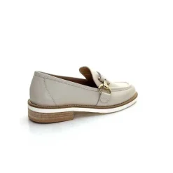 Féminin|Mocassins<Ivoire0347b Mocassins Ivoire K557 Cuir Crème