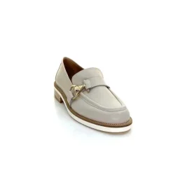 Féminin|Mocassins<Ivoire0347b Mocassins Ivoire K557 Cuir Crème
