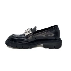 Masculin|Bijoux<Ivoire0347b Mocassins Ivoire K187 Cuir Noir