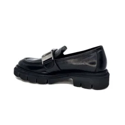 Masculin|Bijoux<Ivoire0347b Mocassins Ivoire K187 Cuir Noir