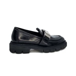 Masculin|Bijoux<Ivoire0347b Mocassins Ivoire K187 Cuir Noir