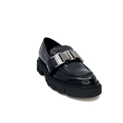 Masculin|Bijoux<Ivoire0347b Mocassins Ivoire K187 Cuir Noir