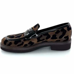 Animalier|Mocassins<Ivoire0347b Mocassins Ivoire K647M Daim Léo Marron