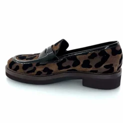 Animalier|Mocassins<Ivoire0347b Mocassins Ivoire K647M Daim Léo Marron