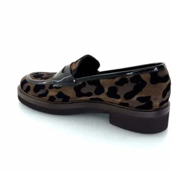 Animalier|Mocassins<Ivoire0347b Mocassins Ivoire K647M Daim Léo Marron
