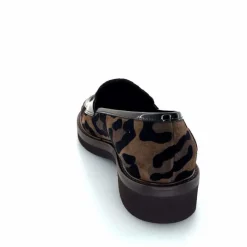 Animalier|Mocassins<Ivoire0347b Mocassins Ivoire K647M Daim Léo Marron