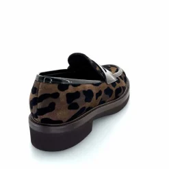 Animalier|Mocassins<Ivoire0347b Mocassins Ivoire K647M Daim Léo Marron