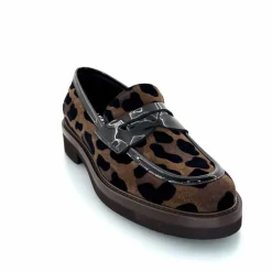 Animalier|Mocassins<Ivoire0347b Mocassins Ivoire K647M Daim Léo Marron