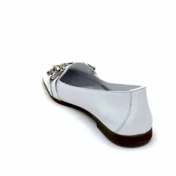 Bijoux|Basic<398-ivoire Mocassins Ivoire 1m23035 Cuir Blanc