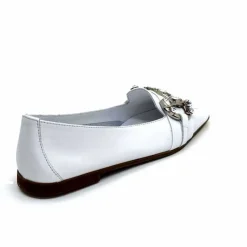 Bijoux|Basic<398-ivoire Mocassins Ivoire 1m23035 Cuir Blanc