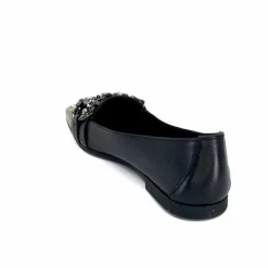 Bijoux|Basic<398-ivoire Mocassins Ivoire 1m23035 Cuir Noir