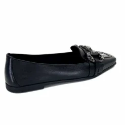 Bijoux|Basic<398-ivoire Mocassins Ivoire 1m23035 Cuir Noir