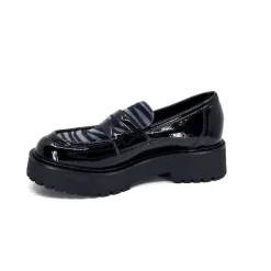 Masculin|Elégant<Ivoire0130a Mocassins Ivoire 1m4883 Cuir Vernis Noir