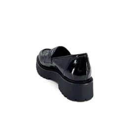 Masculin|Elégant<Ivoire0130a Mocassins Ivoire 1m4883 Cuir Vernis Noir