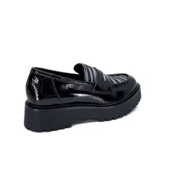 Masculin|Elégant<Ivoire0130a Mocassins Ivoire 1m4883 Cuir Vernis Noir