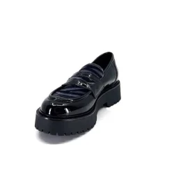 Masculin|Elégant<Ivoire0130a Mocassins Ivoire 1m4883 Cuir Vernis Noir