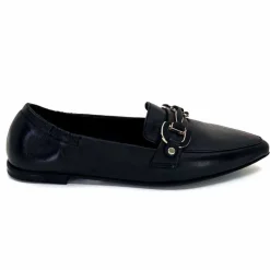 Basic|Mocassins<398-ivoire Mocassins Ivoire M24066 ZB Cuir Noir