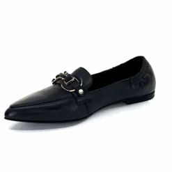 Basic|Mocassins<398-ivoire Mocassins Ivoire M24066 ZB Cuir Noir