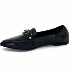 Basic|Mocassins<398-ivoire Mocassins Ivoire M24066 ZB Cuir Noir