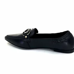 Basic|Mocassins<398-ivoire Mocassins Ivoire M24066 ZB Cuir Noir