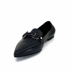 Basic|Mocassins<398-ivoire Mocassins Ivoire M24066 ZB Cuir Noir