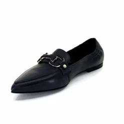 Basic|Mocassins<398-ivoire Mocassins Ivoire M24066 ZB Cuir Noir