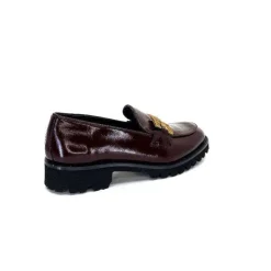 Masculin|Mocassins<JHay Mocassins 1155 Cuir Bordeaux