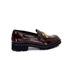 Masculin|Mocassins<JHay Mocassins 1155 Cuir Bordeaux