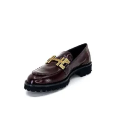 Masculin|Mocassins<JHay Mocassins 1155 Cuir Bordeaux