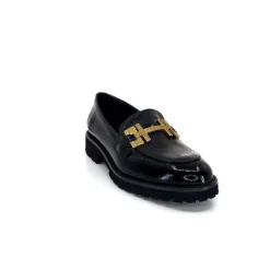 Masculin|Mocassins<JHay Mocassins 1155 Cuir Noir