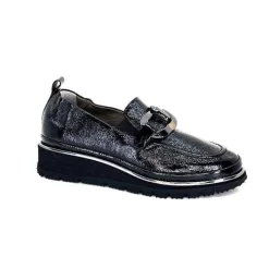 Sport Chic|Elégant<XSA Mocassins Léger 9921 Cuir Vernis Noir