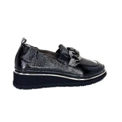 Sport Chic|Elégant<XSA Mocassins Léger 9921 Cuir Vernis Noir
