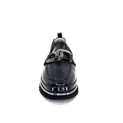 Sport Chic|Elégant<XSA Mocassins Léger 9921 Cuir Vernis Noir