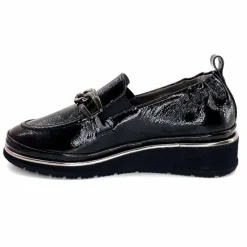 Elégant|Mocassins<XSA Mocassins Léger 9922 Cuir Vernis Noir