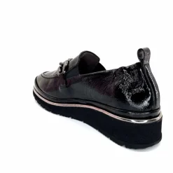 Elégant|Mocassins<XSA Mocassins Léger 9922 Cuir Vernis Noir