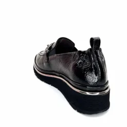 Elégant|Mocassins<XSA Mocassins Léger 9922 Cuir Vernis Noir