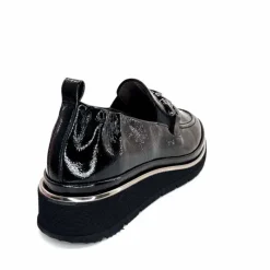 Elégant|Mocassins<XSA Mocassins Léger 9922 Cuir Vernis Noir