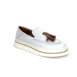 Décontracté|Mocassins<XSA Mocassins Léger 9863 Cuir Bianco Blanc