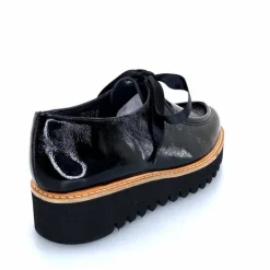 Masculin|Mocassins<Myma Mocassins 8065/00 Cuir Vernis Fripé Noir